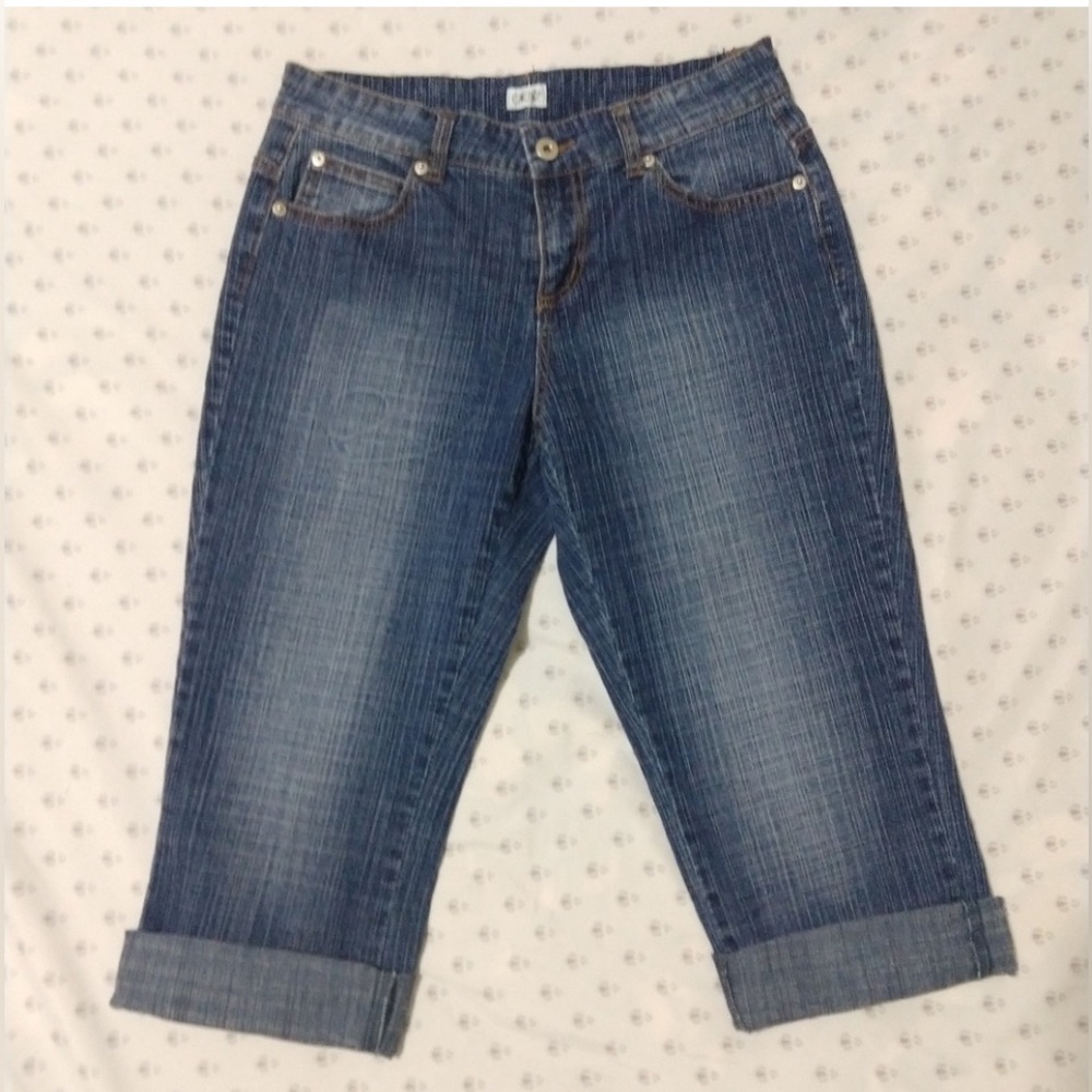 Cache Capris Denim Size 6
